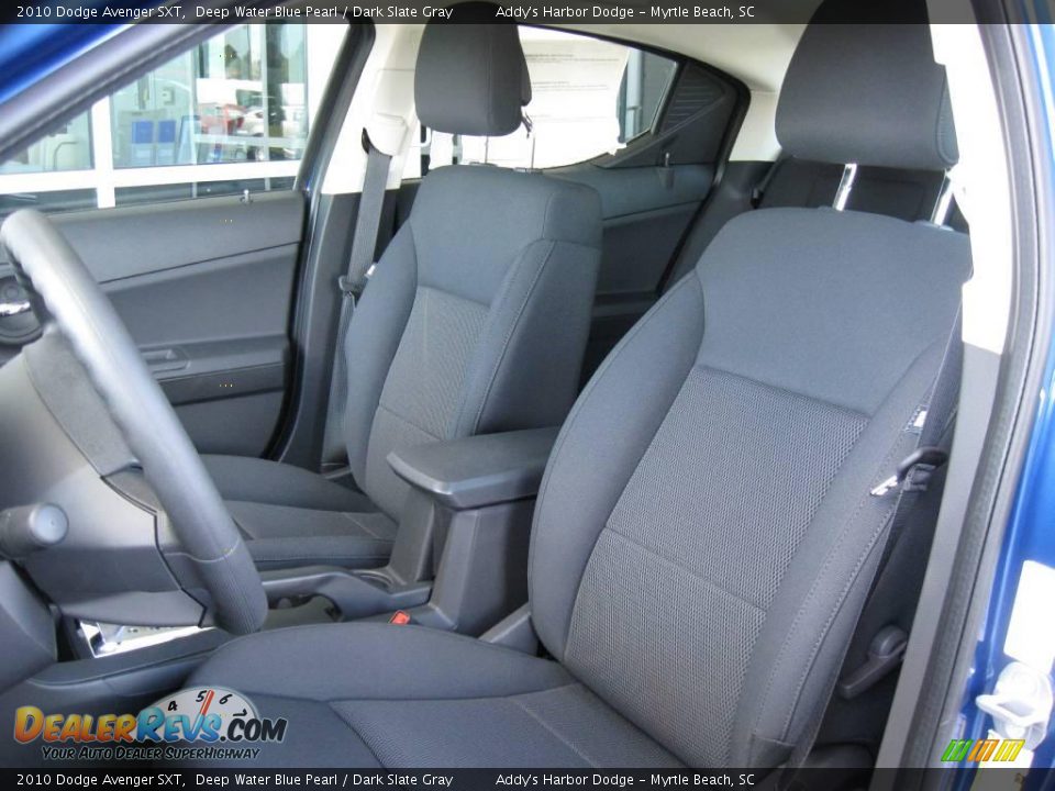 2010 Dodge Avenger SXT Deep Water Blue Pearl / Dark Slate Gray Photo #12