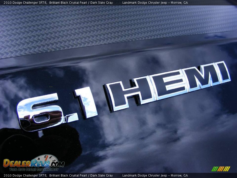 2010 Dodge Challenger SRT8 Brilliant Black Crystal Pearl / Dark Slate Gray Photo #5
