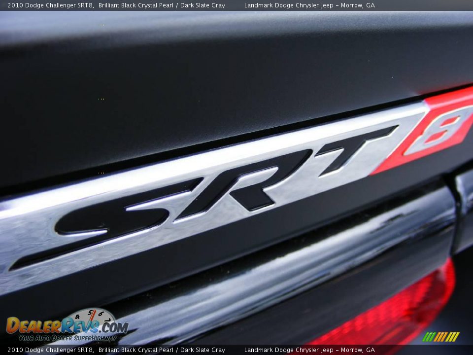2010 Dodge Challenger SRT8 Brilliant Black Crystal Pearl / Dark Slate Gray Photo #6