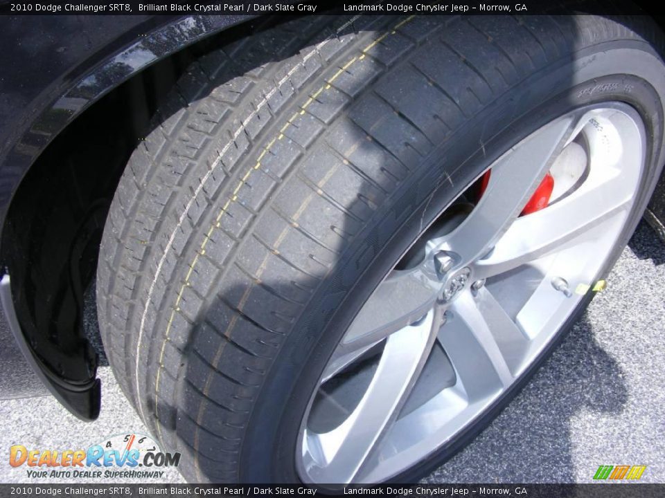 2010 Dodge Challenger SRT8 Brilliant Black Crystal Pearl / Dark Slate Gray Photo #12