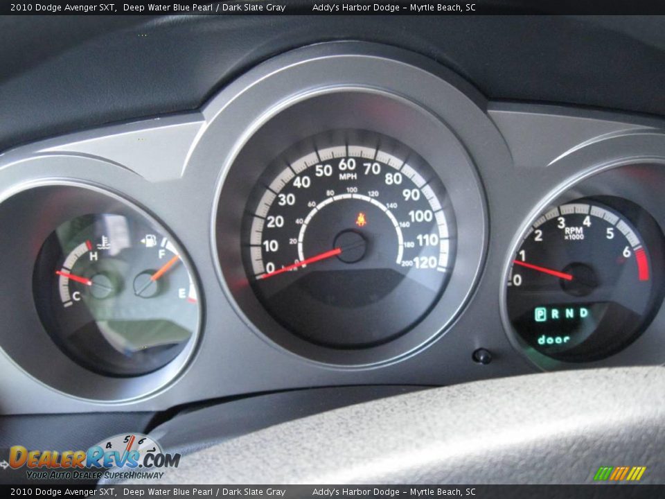2010 Dodge Avenger SXT Deep Water Blue Pearl / Dark Slate Gray Photo #22