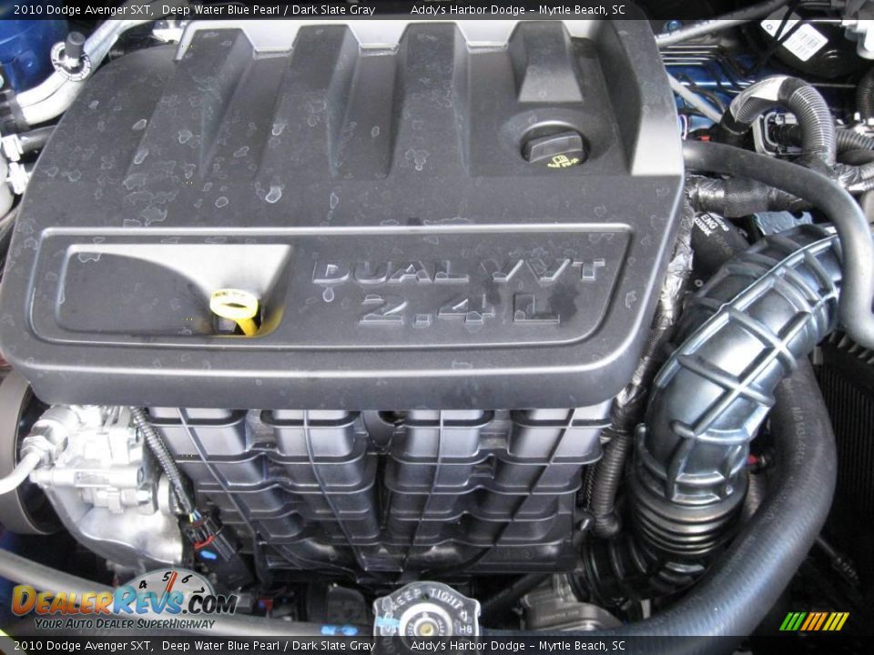 2010 Dodge Avenger SXT Deep Water Blue Pearl / Dark Slate Gray Photo #24