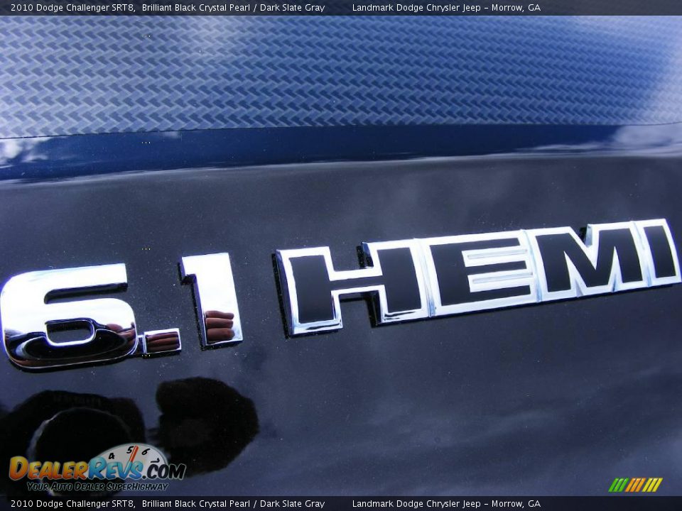 2010 Dodge Challenger SRT8 Brilliant Black Crystal Pearl / Dark Slate Gray Photo #5