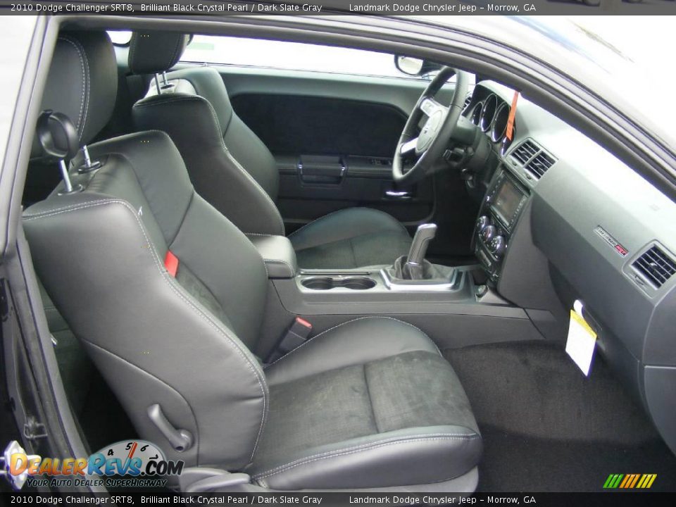 2010 Dodge Challenger SRT8 Brilliant Black Crystal Pearl / Dark Slate Gray Photo #9