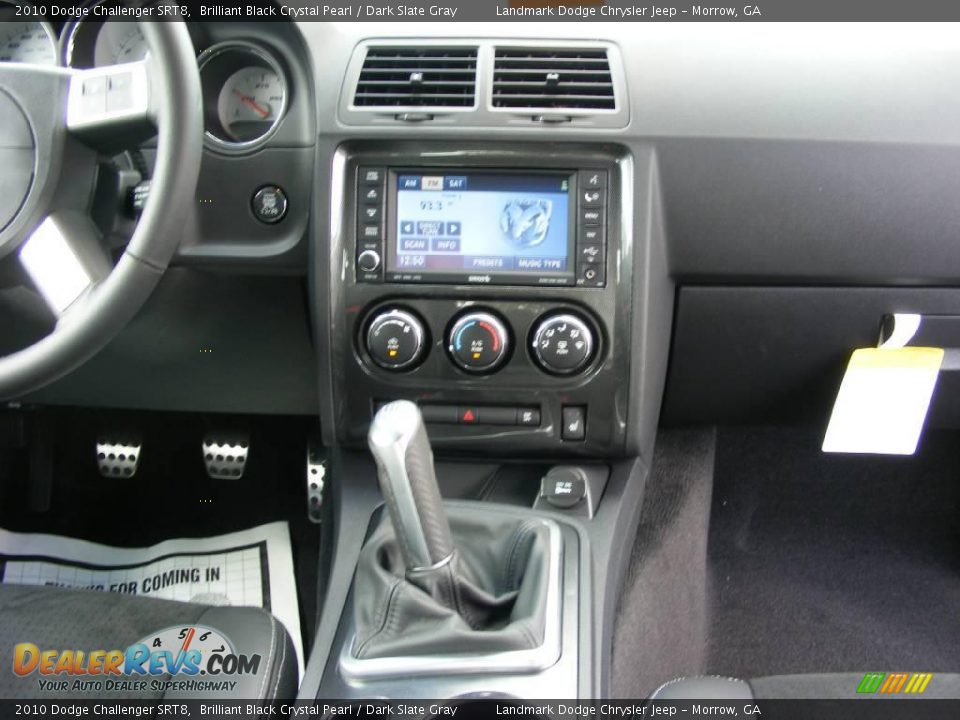 2010 Dodge Challenger SRT8 Brilliant Black Crystal Pearl / Dark Slate Gray Photo #10