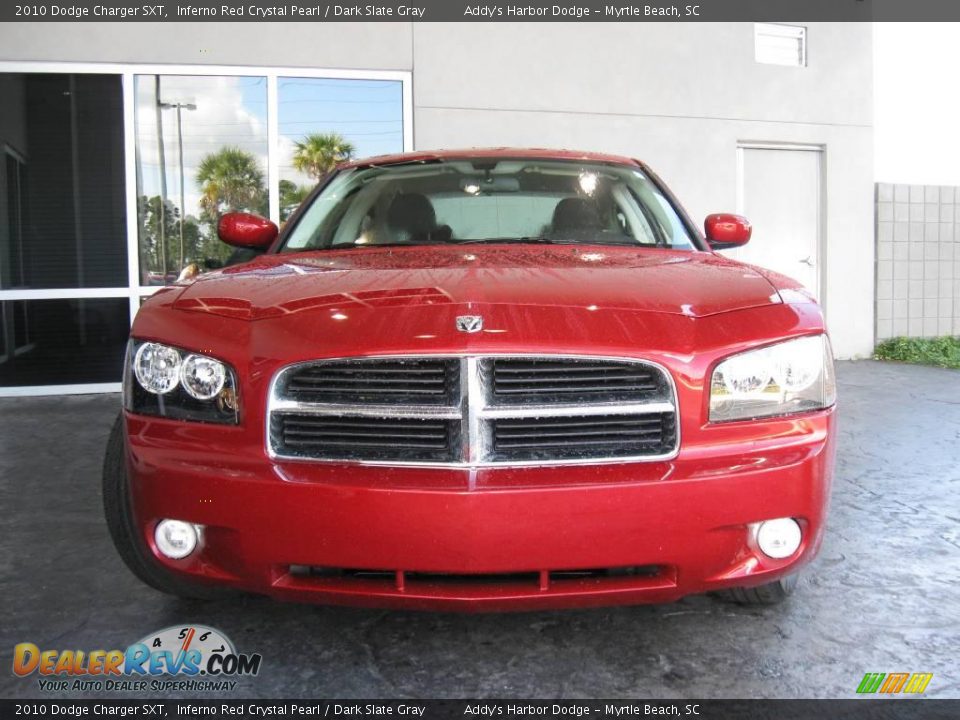 2010 Dodge Charger SXT Inferno Red Crystal Pearl / Dark Slate Gray Photo #3