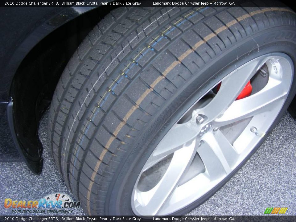 2010 Dodge Challenger SRT8 Brilliant Black Crystal Pearl / Dark Slate Gray Photo #13