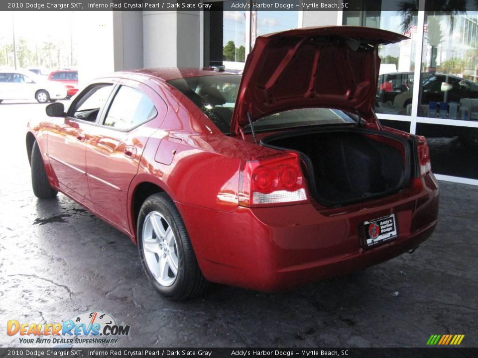 2010 Dodge Charger SXT Inferno Red Crystal Pearl / Dark Slate Gray Photo #9