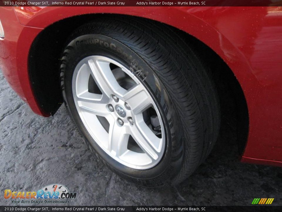 2010 Dodge Charger SXT Inferno Red Crystal Pearl / Dark Slate Gray Photo #11