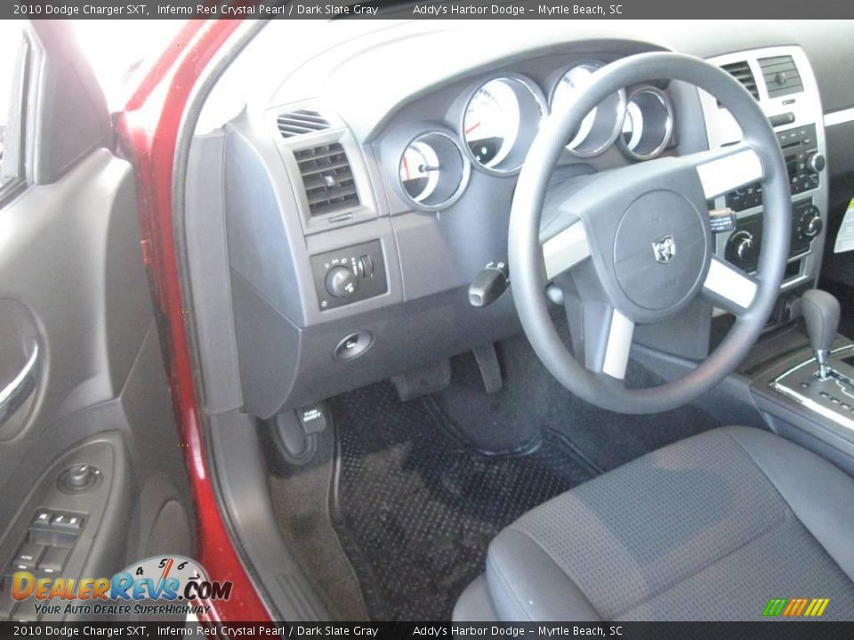 2010 Dodge Charger SXT Inferno Red Crystal Pearl / Dark Slate Gray Photo #12