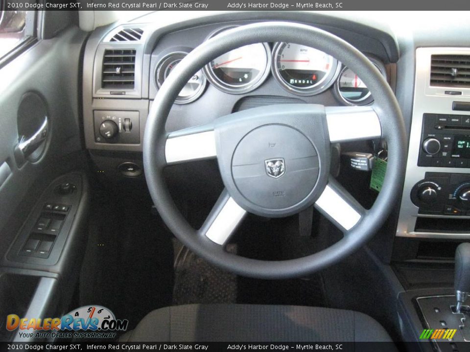 2010 Dodge Charger SXT Inferno Red Crystal Pearl / Dark Slate Gray Photo #19