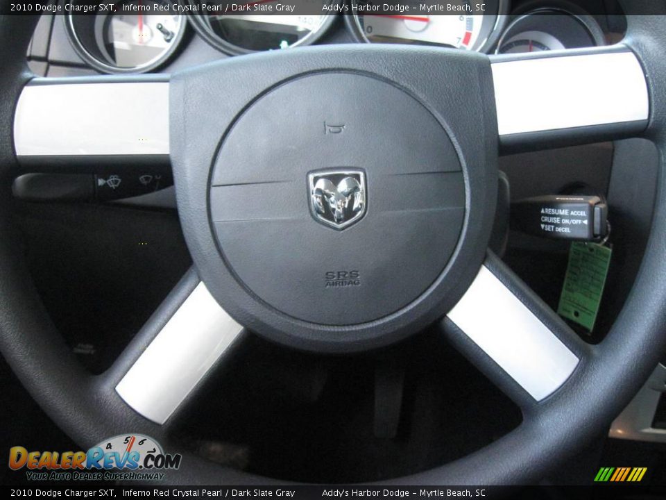 2010 Dodge Charger SXT Inferno Red Crystal Pearl / Dark Slate Gray Photo #21