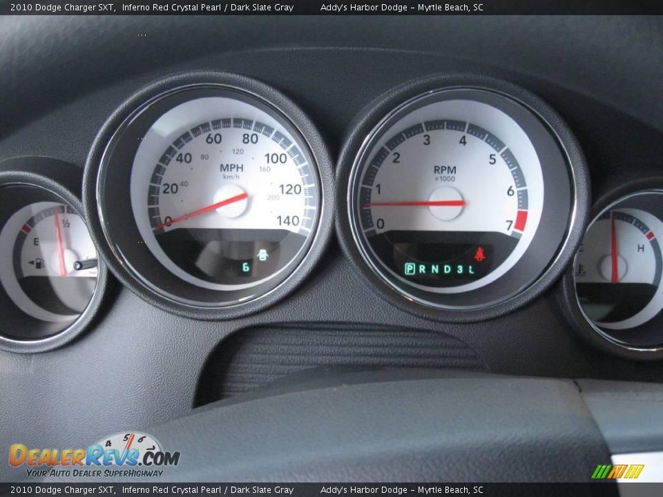 2010 Dodge Charger SXT Inferno Red Crystal Pearl / Dark Slate Gray Photo #24