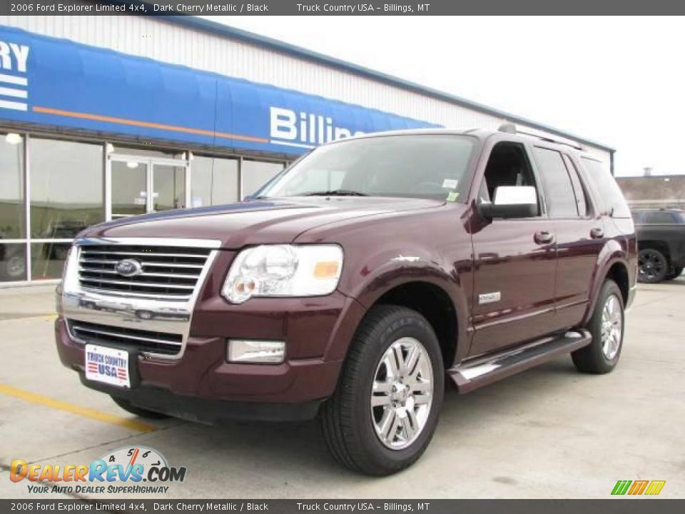2006 Ford Explorer Limited 4x4 Dark Cherry Metallic / Black Photo #2
