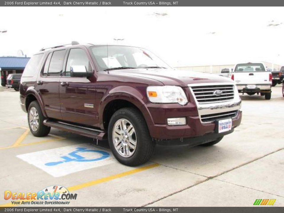 2006 Ford Explorer Limited 4x4 Dark Cherry Metallic / Black Photo #4