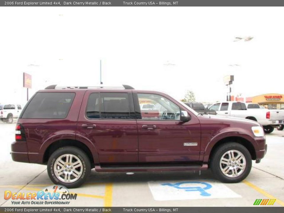 2006 Ford Explorer Limited 4x4 Dark Cherry Metallic / Black Photo #5