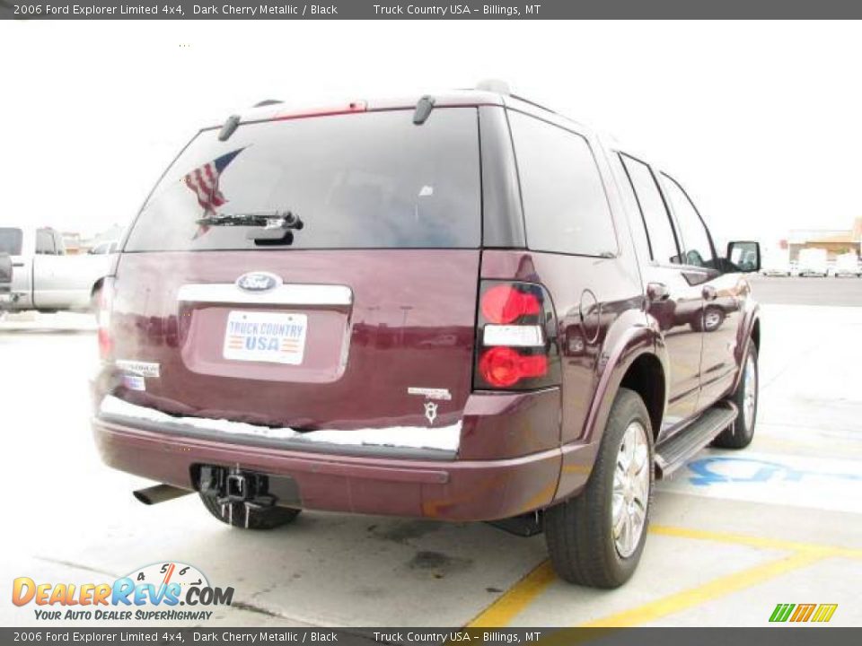 2006 Ford Explorer Limited 4x4 Dark Cherry Metallic / Black Photo #6
