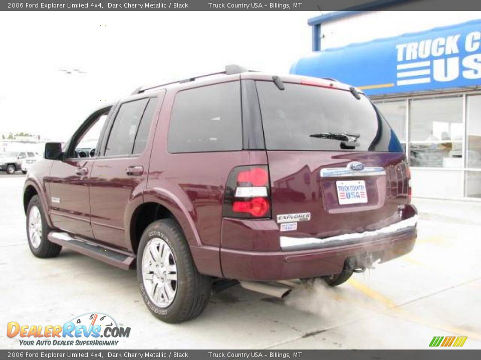2006 Ford Explorer Limited 4x4 Dark Cherry Metallic / Black Photo #7