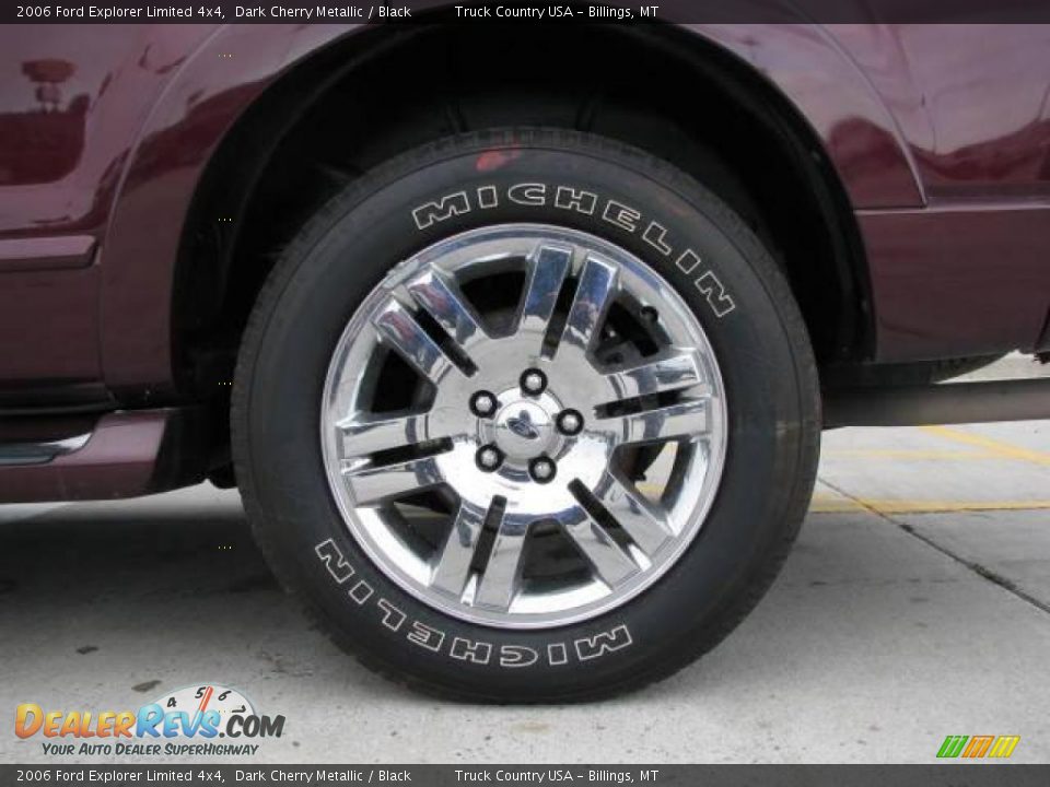 2006 Ford Explorer Limited 4x4 Dark Cherry Metallic / Black Photo #9