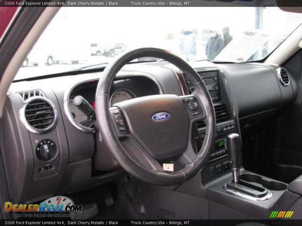 2006 Ford Explorer Limited 4x4 Dark Cherry Metallic / Black Photo #13