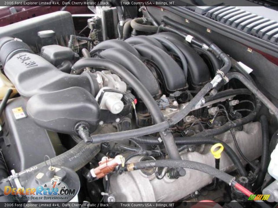2006 Ford Explorer Limited 4x4 Dark Cherry Metallic / Black Photo #15