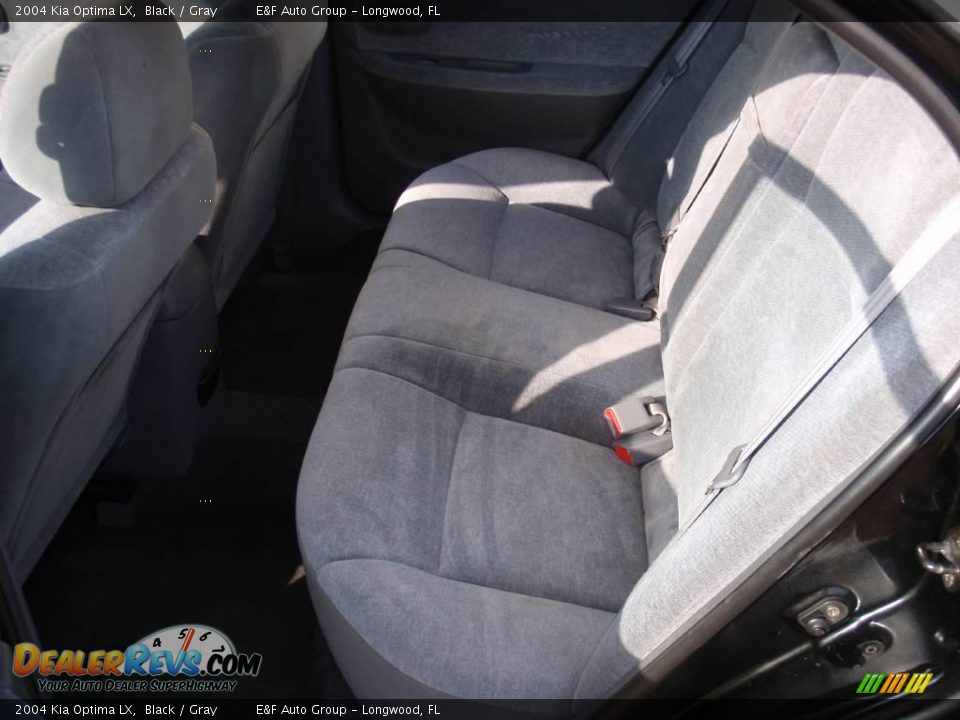2004 Kia Optima LX Black / Gray Photo #8