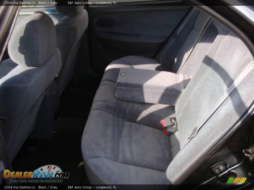 2004 Kia Optima LX Black / Gray Photo #9