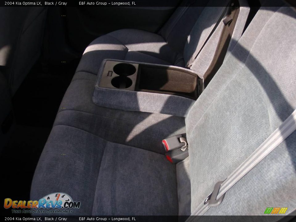 2004 Kia Optima LX Black / Gray Photo #10