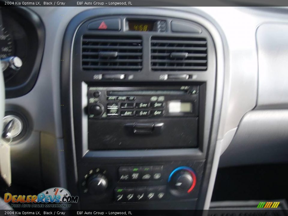 2004 Kia Optima LX Black / Gray Photo #12
