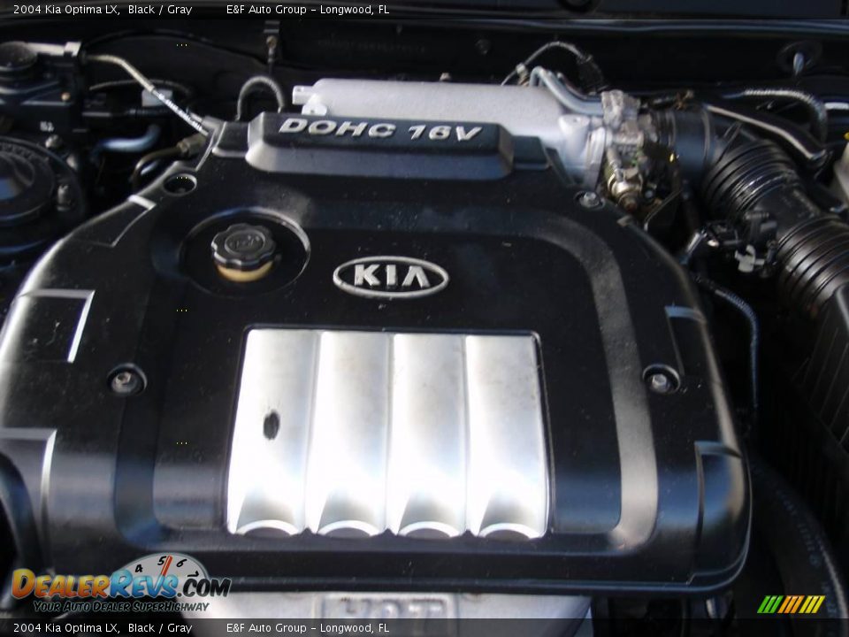 2004 Kia Optima LX Black / Gray Photo #18