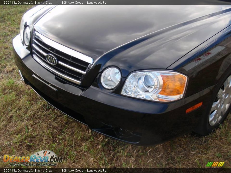 2004 Kia Optima LX Black / Gray Photo #19