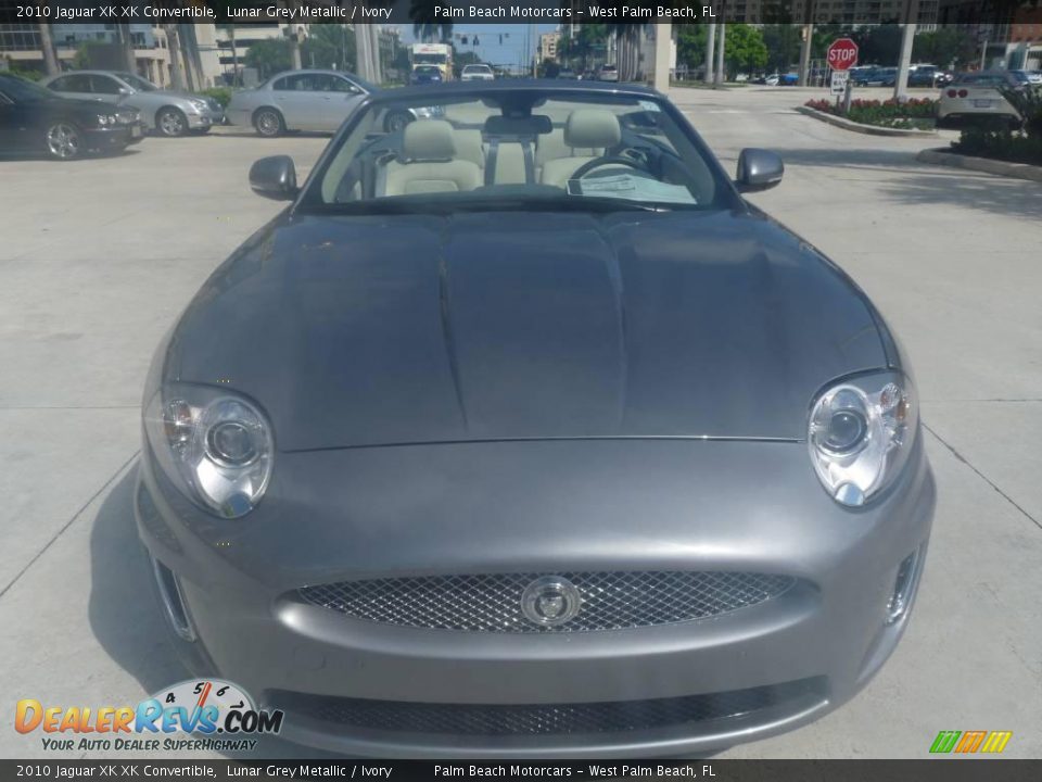 2010 Jaguar XK XK Convertible Lunar Grey Metallic / Ivory Photo #2