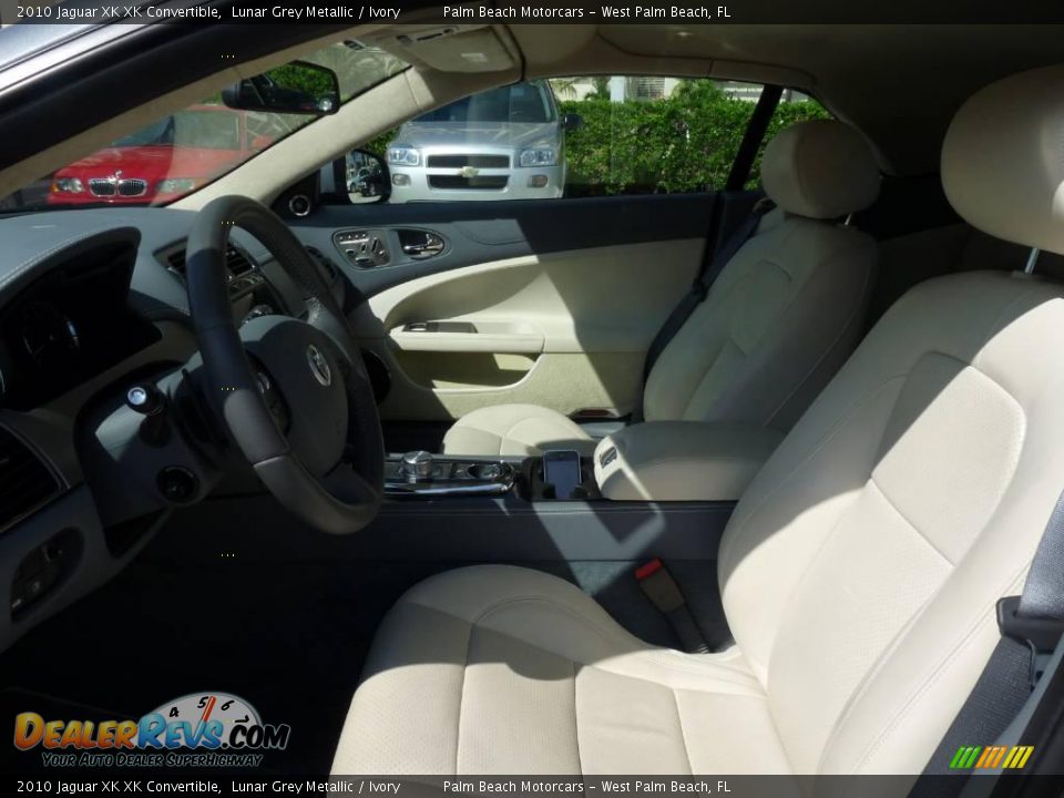 2010 Jaguar XK XK Convertible Lunar Grey Metallic / Ivory Photo #9