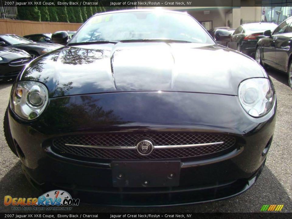 2007 Jaguar XK XK8 Coupe Ebony Black / Charcoal Photo #2