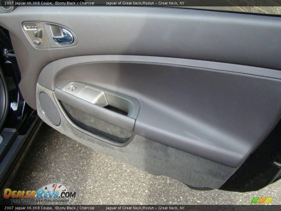 2007 Jaguar XK XK8 Coupe Ebony Black / Charcoal Photo #19