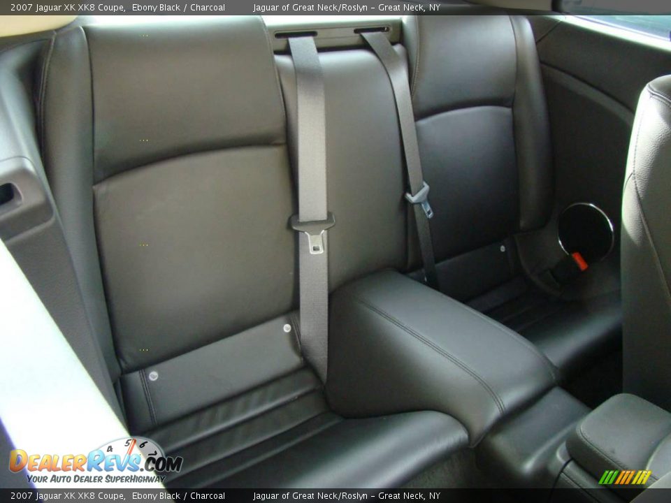 2007 Jaguar XK XK8 Coupe Ebony Black / Charcoal Photo #20