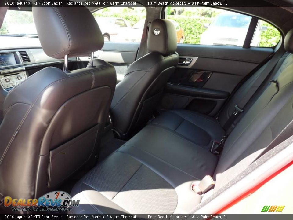 2010 Jaguar XF XFR Sport Sedan Radiance Red Metallic / Warm Charcoal Photo #10