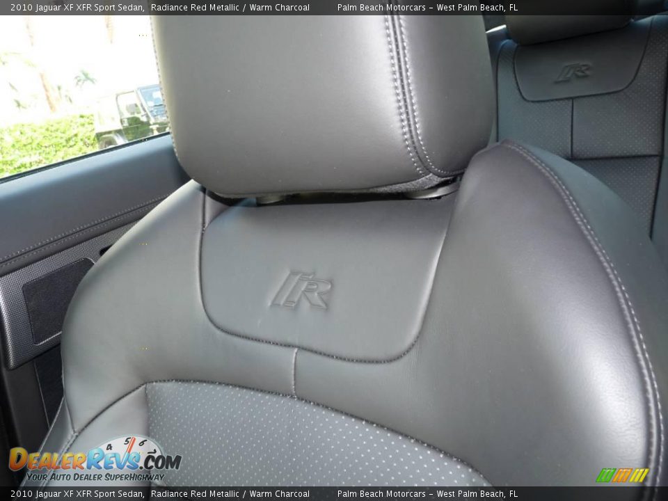 2010 Jaguar XF XFR Sport Sedan Radiance Red Metallic / Warm Charcoal Photo #13