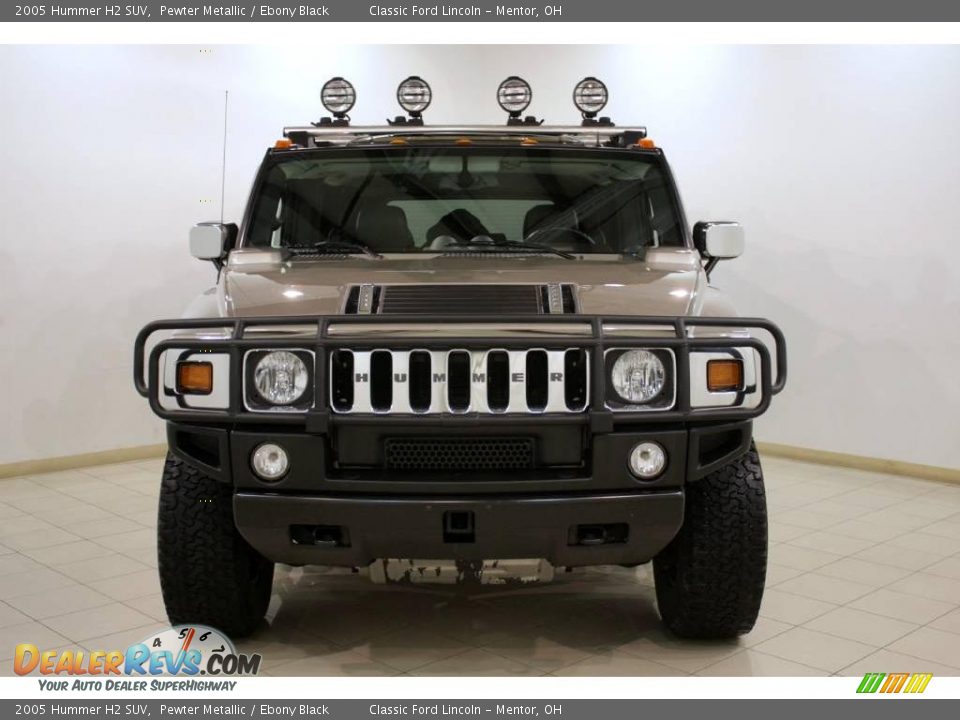 2005 Hummer H2 SUV Pewter Metallic / Ebony Black Photo #2