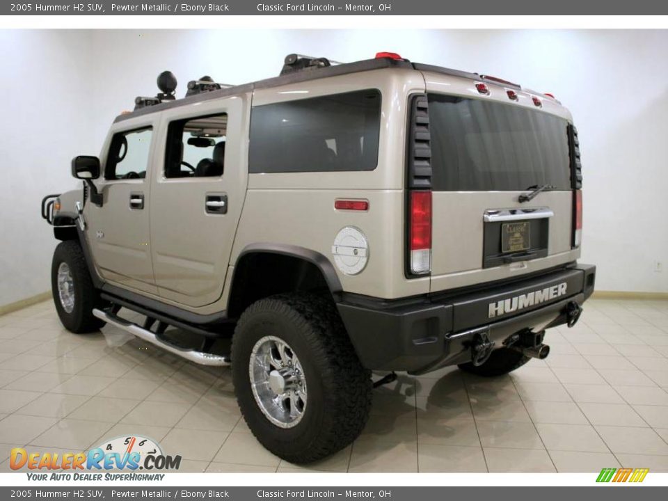 2005 Hummer H2 SUV Pewter Metallic / Ebony Black Photo #5