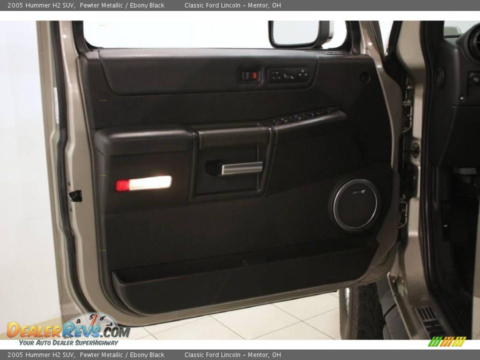 2005 Hummer H2 SUV Pewter Metallic / Ebony Black Photo #9