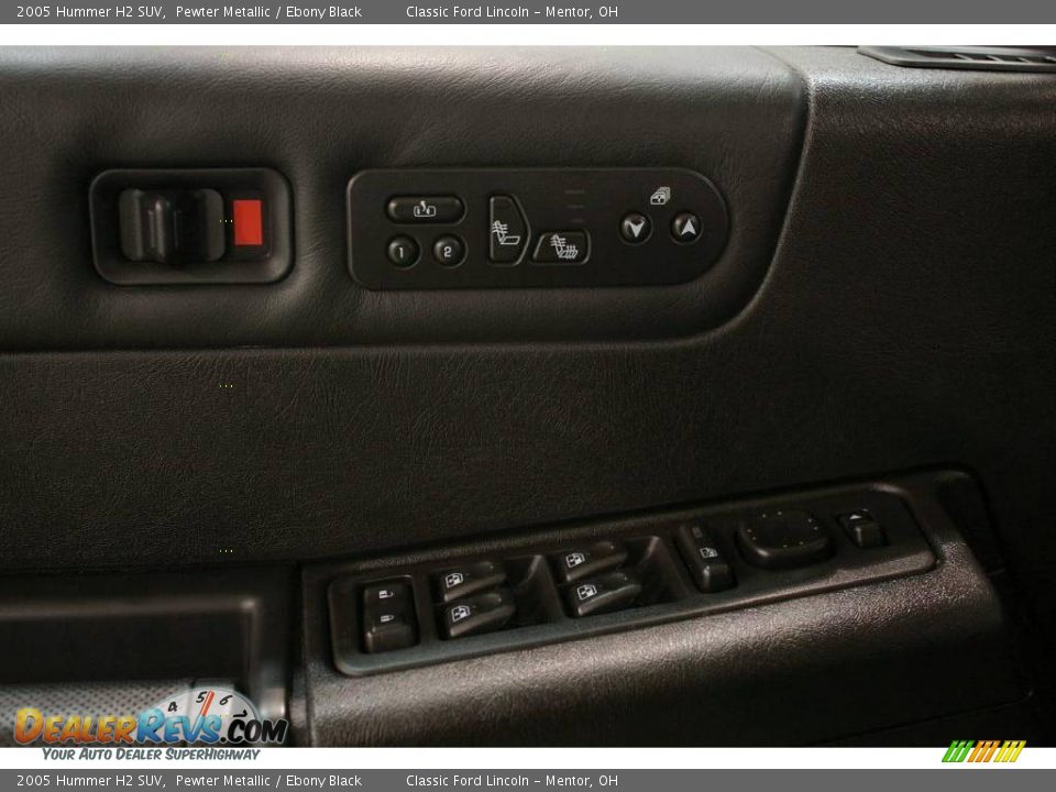 2005 Hummer H2 SUV Pewter Metallic / Ebony Black Photo #10