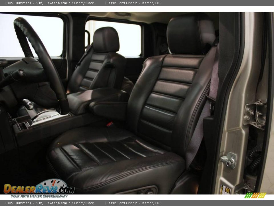 2005 Hummer H2 SUV Pewter Metallic / Ebony Black Photo #13