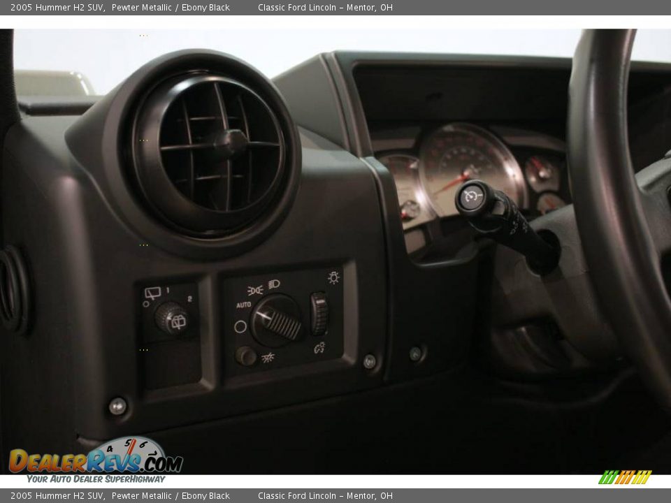 2005 Hummer H2 SUV Pewter Metallic / Ebony Black Photo #14