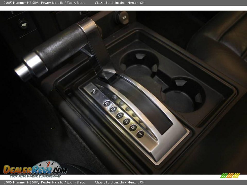 2005 Hummer H2 SUV Pewter Metallic / Ebony Black Photo #17