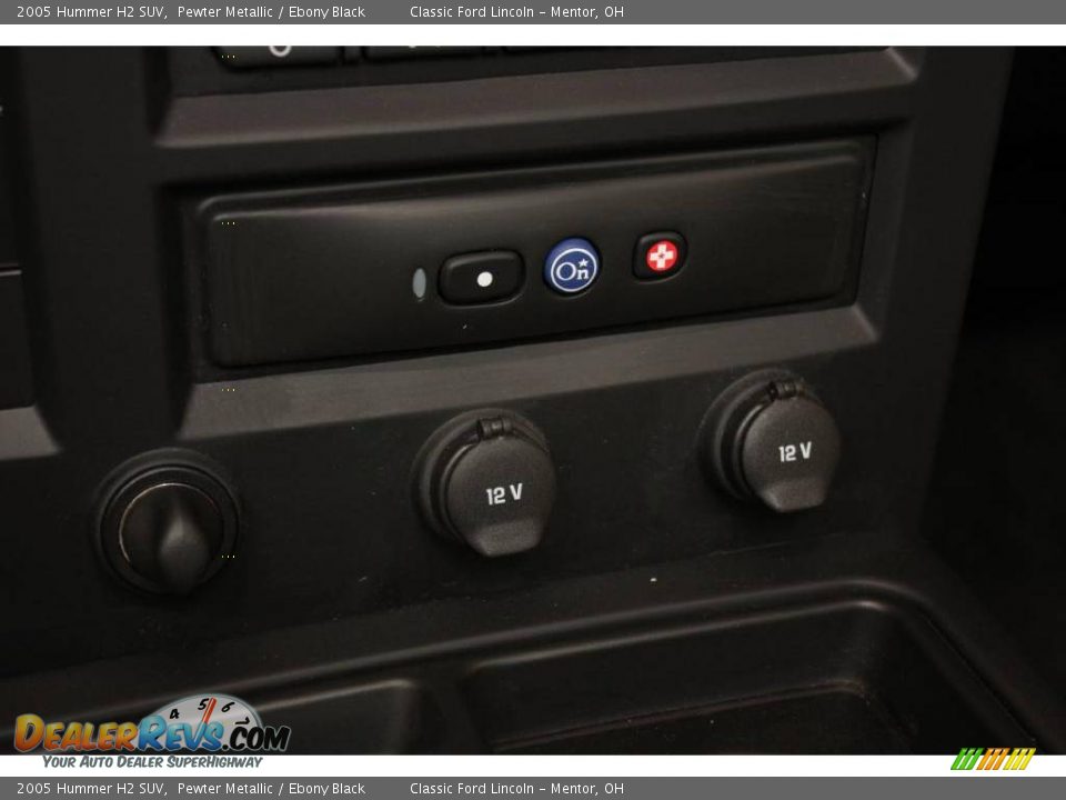 2005 Hummer H2 SUV Pewter Metallic / Ebony Black Photo #21