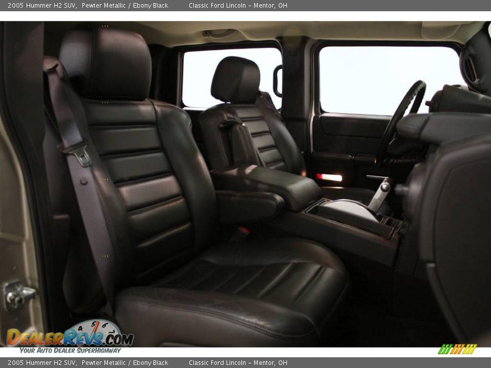 2005 Hummer H2 SUV Pewter Metallic / Ebony Black Photo #22