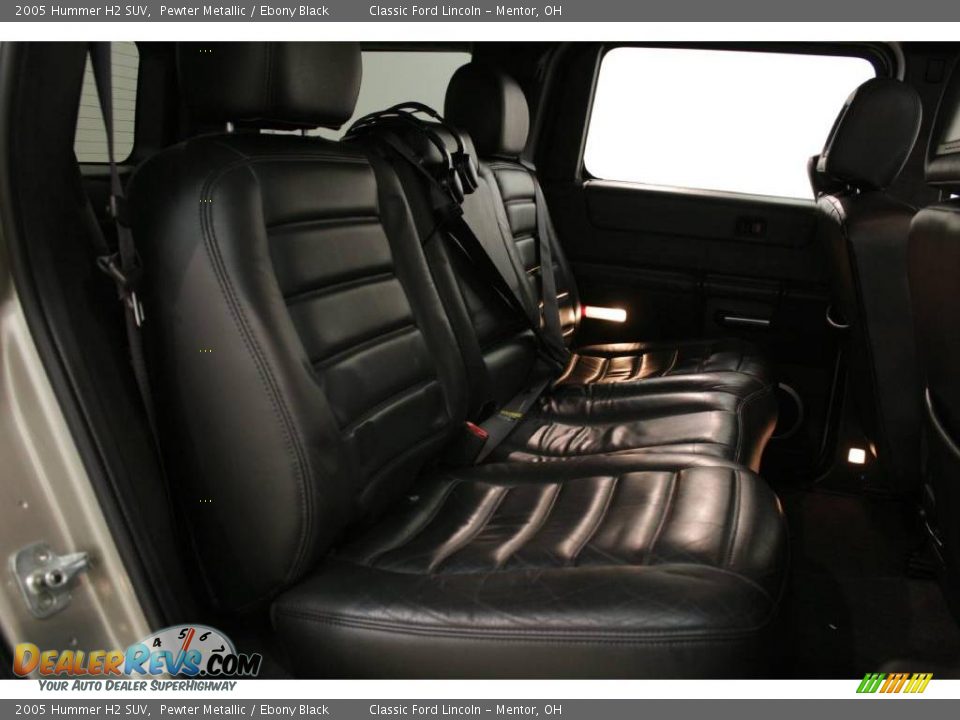 2005 Hummer H2 SUV Pewter Metallic / Ebony Black Photo #23
