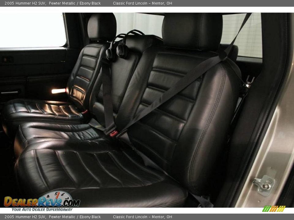 2005 Hummer H2 SUV Pewter Metallic / Ebony Black Photo #24