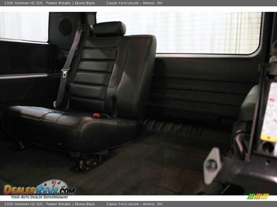 2005 Hummer H2 SUV Pewter Metallic / Ebony Black Photo #25